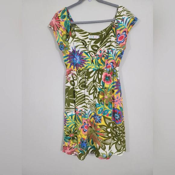 Jams world hawaiian sun dress- Womens Size Small - Picture 4 of 10